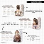 Calendario de Mesa - Menina dos Olhos de Deus (Encaderna com Amor)