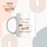 Lettering Boho - Artes Canecas + Frases Soltas (Caneca Criativa) - Imagem 3