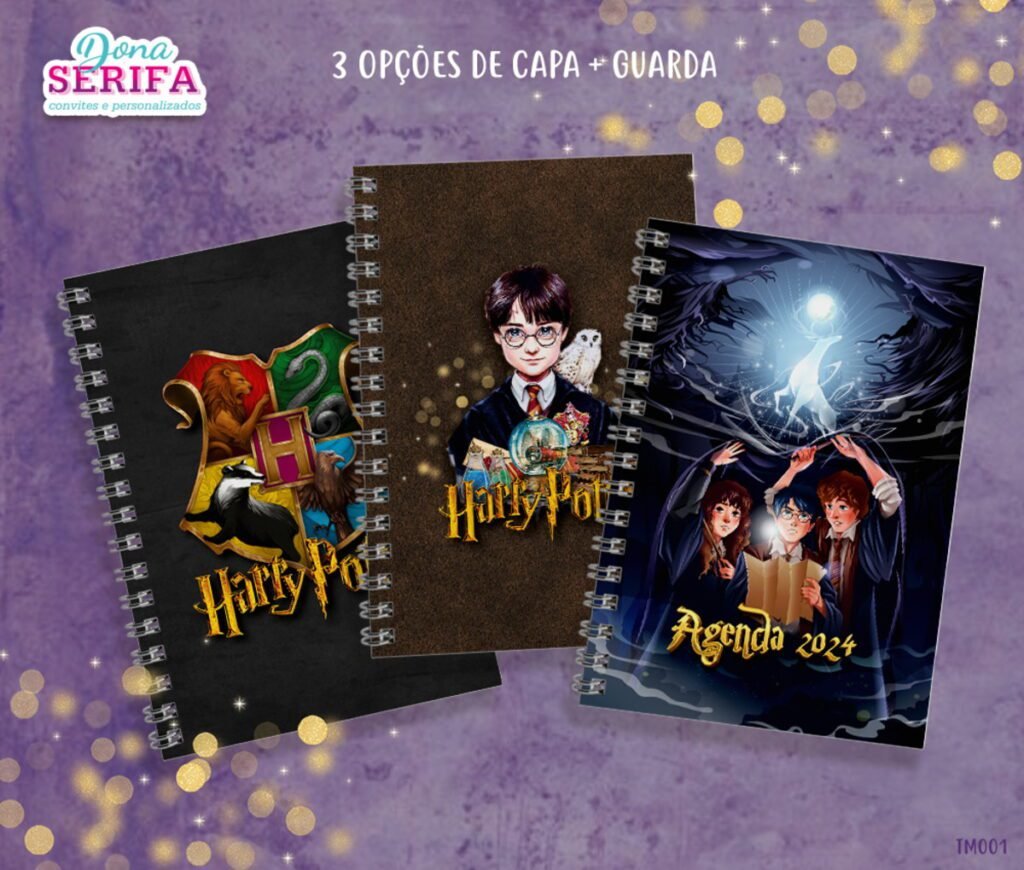 Miolo Agenda 2024 Harry Potter - (Dona Serifa) - Imagem 2
