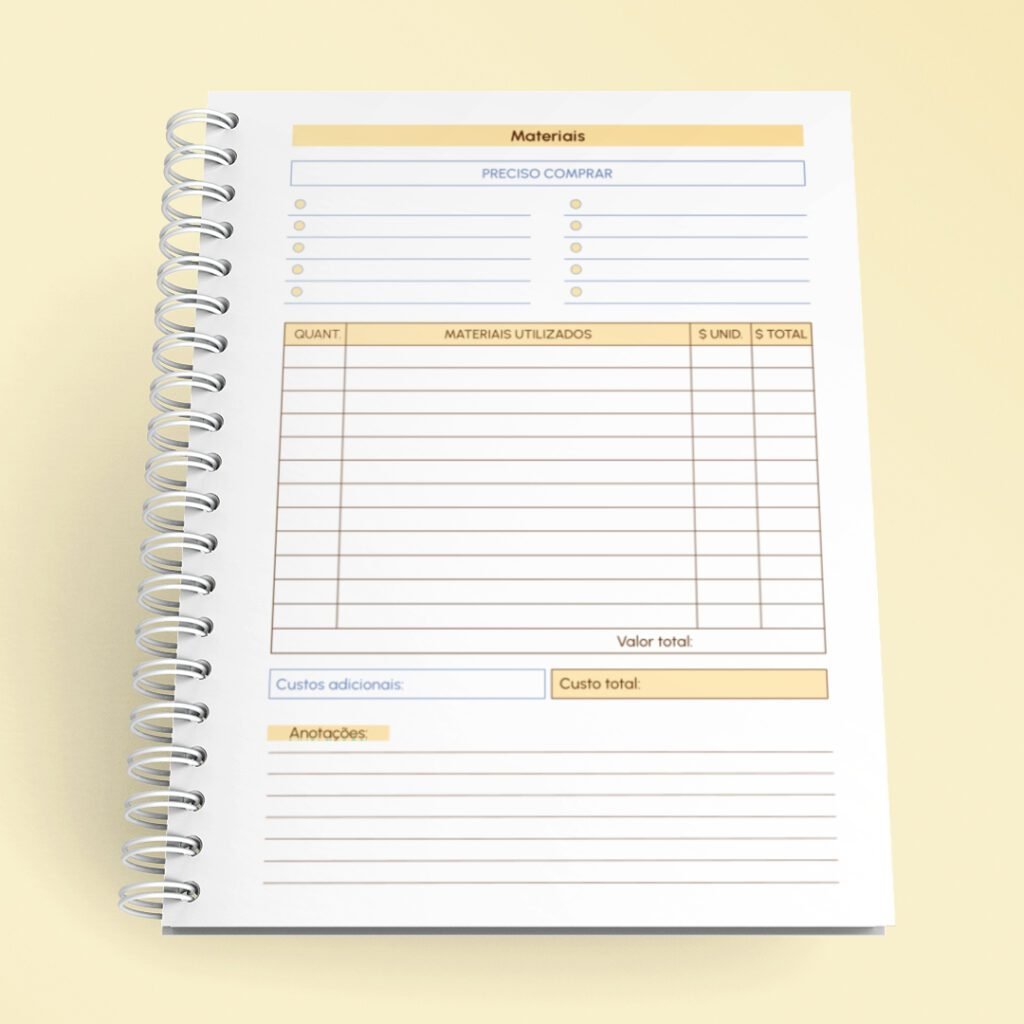 Kit Digital - Caderno de Pedidos - A5 wire-o/espiral - (Telma Contel) - Imagem 22
