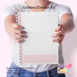 Caderno Pautado Escolar A5 - N.1(Cute Corte) - Imagem 2