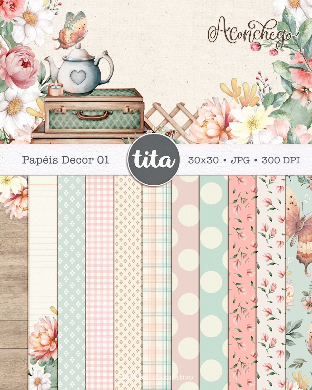 Aconchego - Combo de Papéis (Tita) - Imagem 2