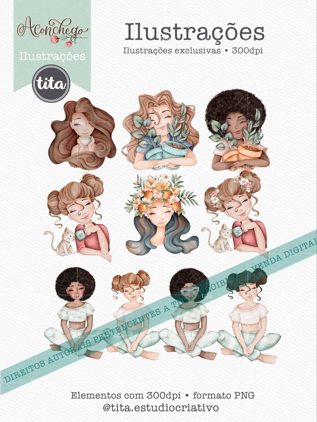 Aconchego - Combo Ilustrações (Tita) - Imagem 8