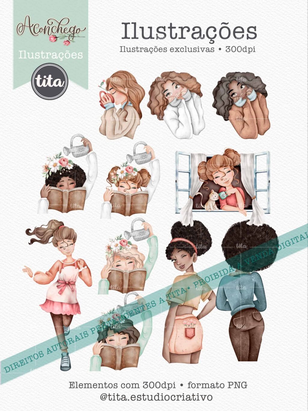 Aconchego - Combo Ilustrações (Tita) - Imagem 6