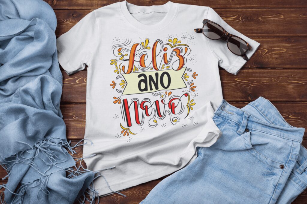 Estampas Ano Novo Lettering - Camisas (Ana Melin) - Imagem 3
