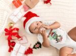 Estampas Dragão - Meu primeiro Natal - Body (Ana Melin)