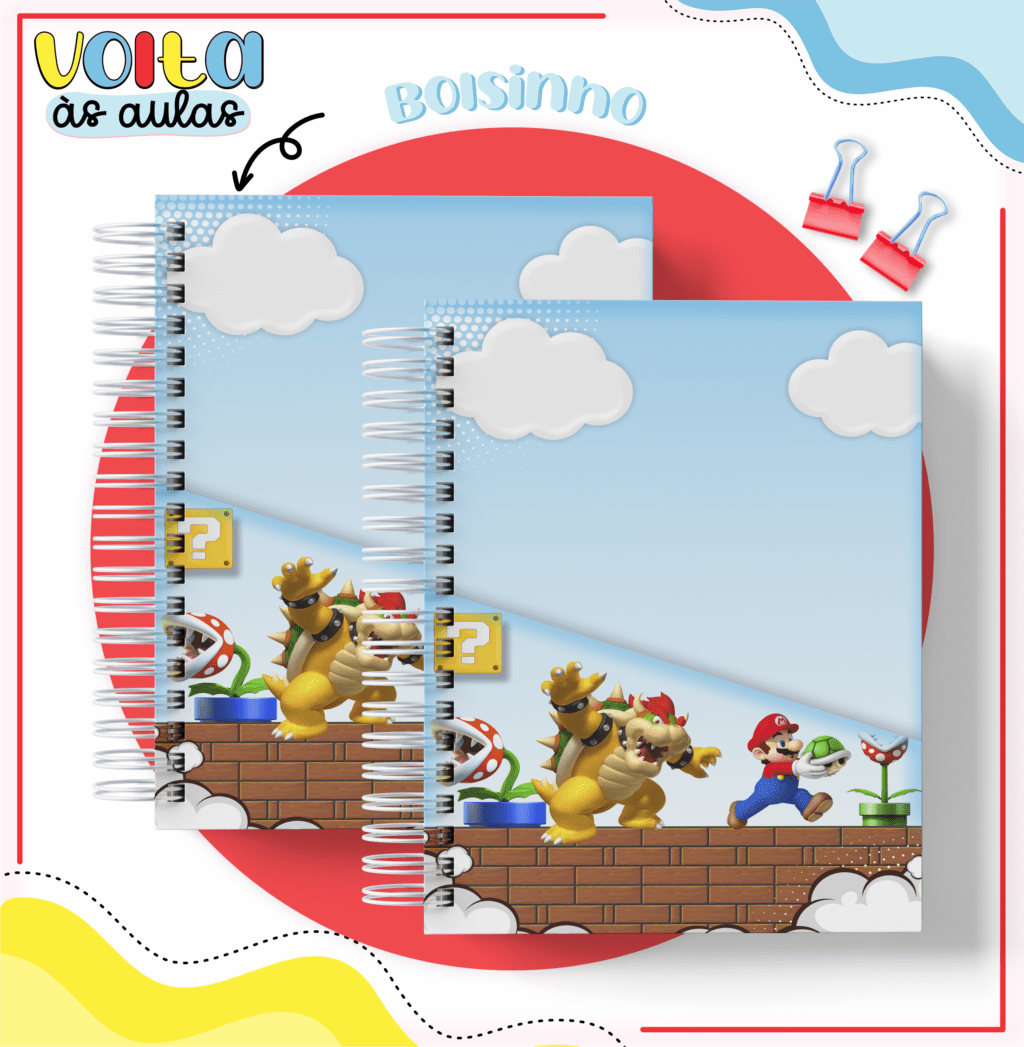 Kit Super Mário - Volta às Aulas 2024 (Lina) - Imagem 4