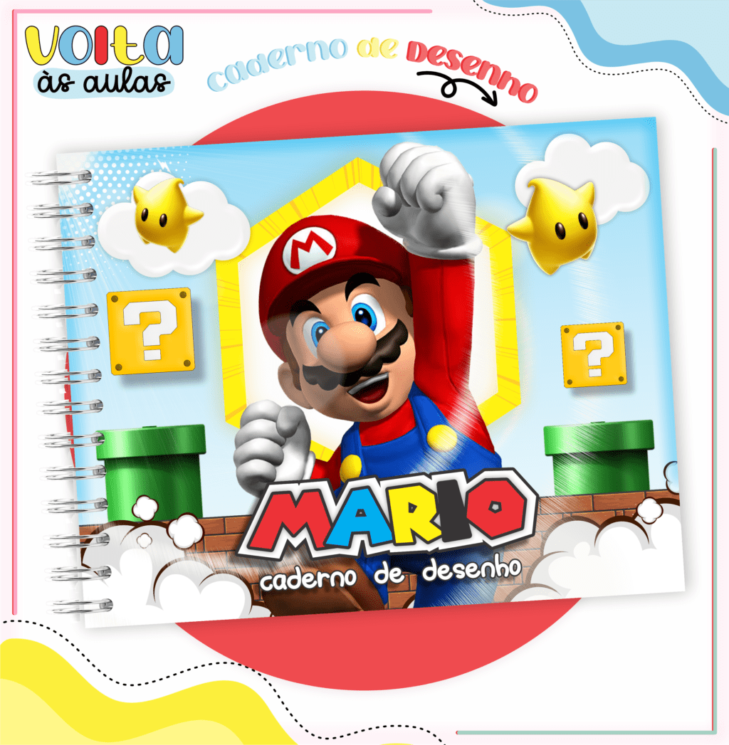 Kit Super Mário - Volta às Aulas 2024 (Lina) - Imagem 5