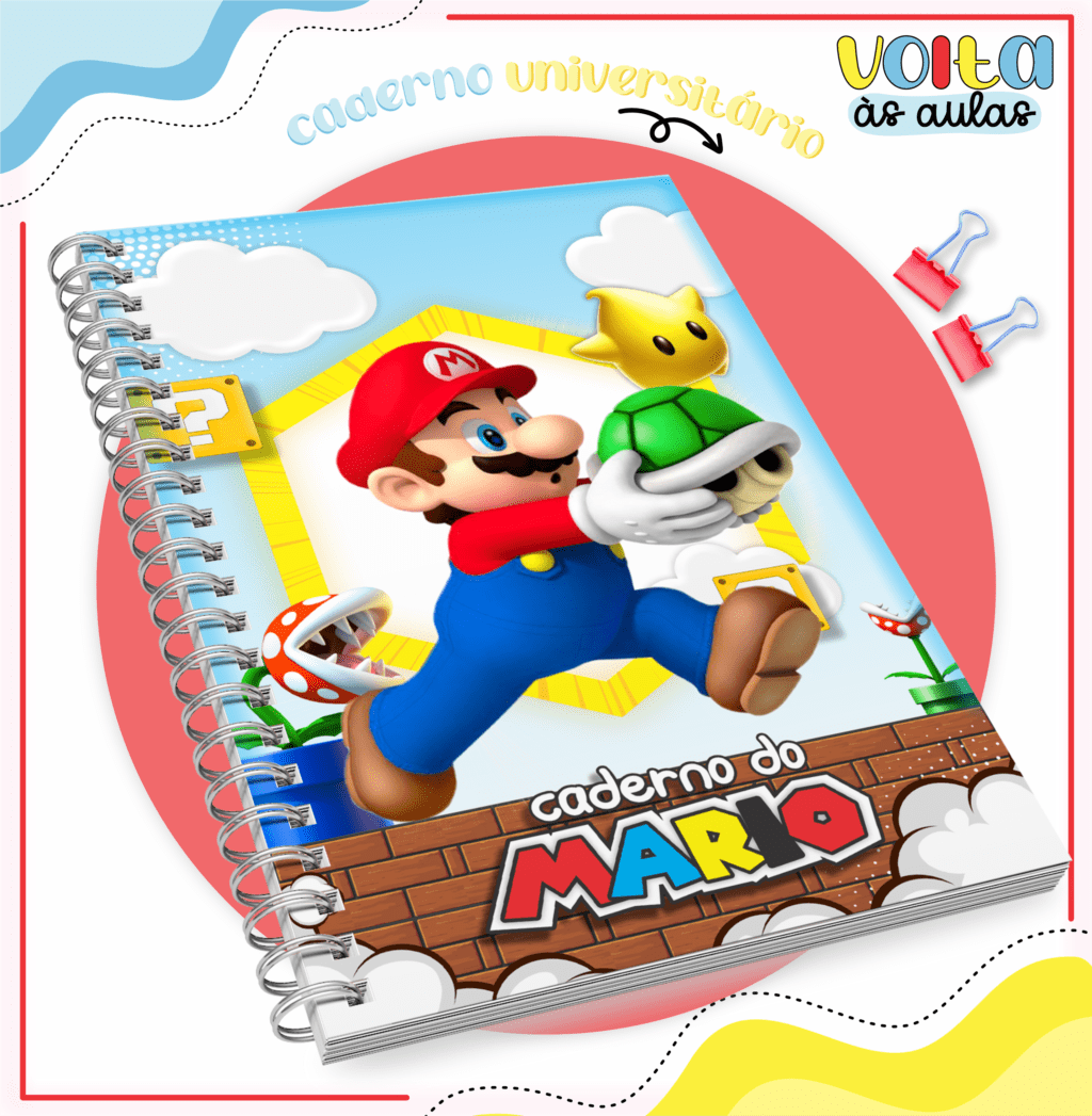 Kit Super Mário - Volta às Aulas 2024 (Lina) - Imagem 8