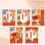 COMBO Abstrato Terra Cota 2024 - 5 Modelos (Pamella)