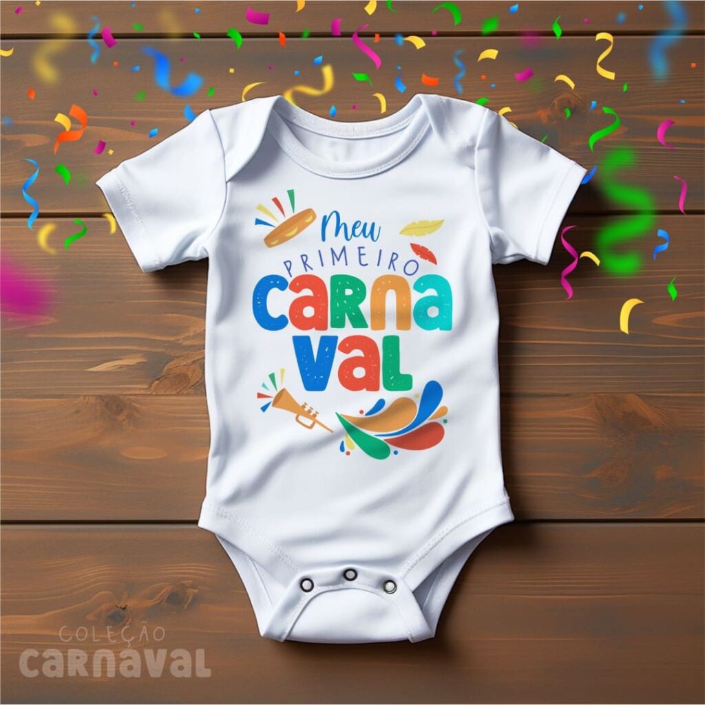 KIT 1 - Estampas Body Infantil - Carnaval 2024 (Vintage) - Imagem 19