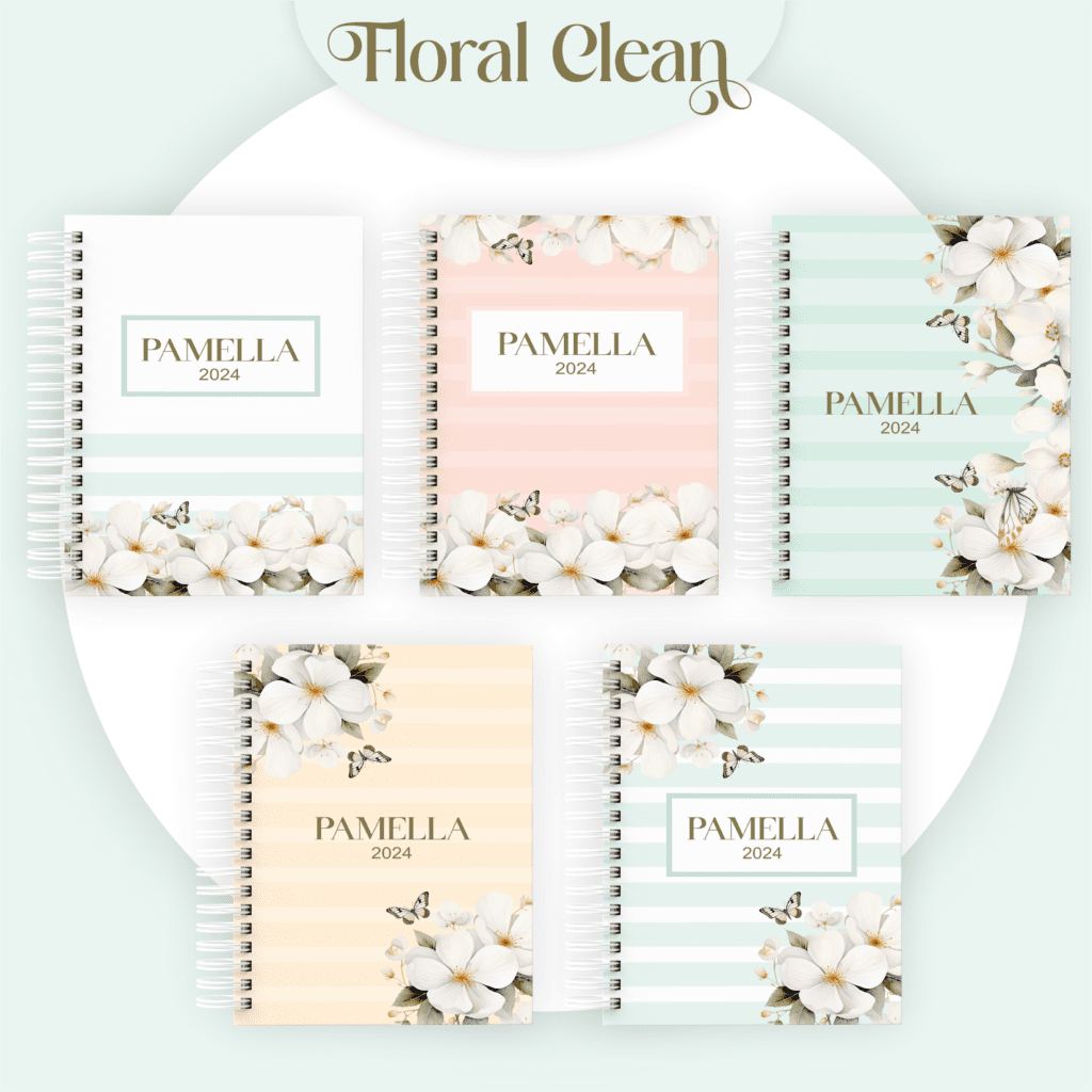 COMBO Floral Clean 2024 - 5 Modelos (Pamella) - Imagem 1