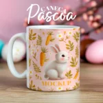 Coleção Mockups Caneca - Edição Páscoa em PSD - Imagem 4