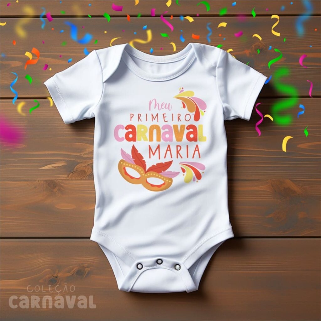 KIT 1 - Estampas Body Infantil - Carnaval 2024 (Vintage) - Imagem 3