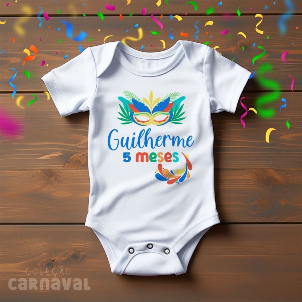 KIT 1 - Estampas Body Infantil - Carnaval 2024 (Vintage) - Imagem 8