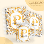 COMBO Alfabeto Flores Amarelas 2024 - 5 Modelos (Pamella) - Imagem 2