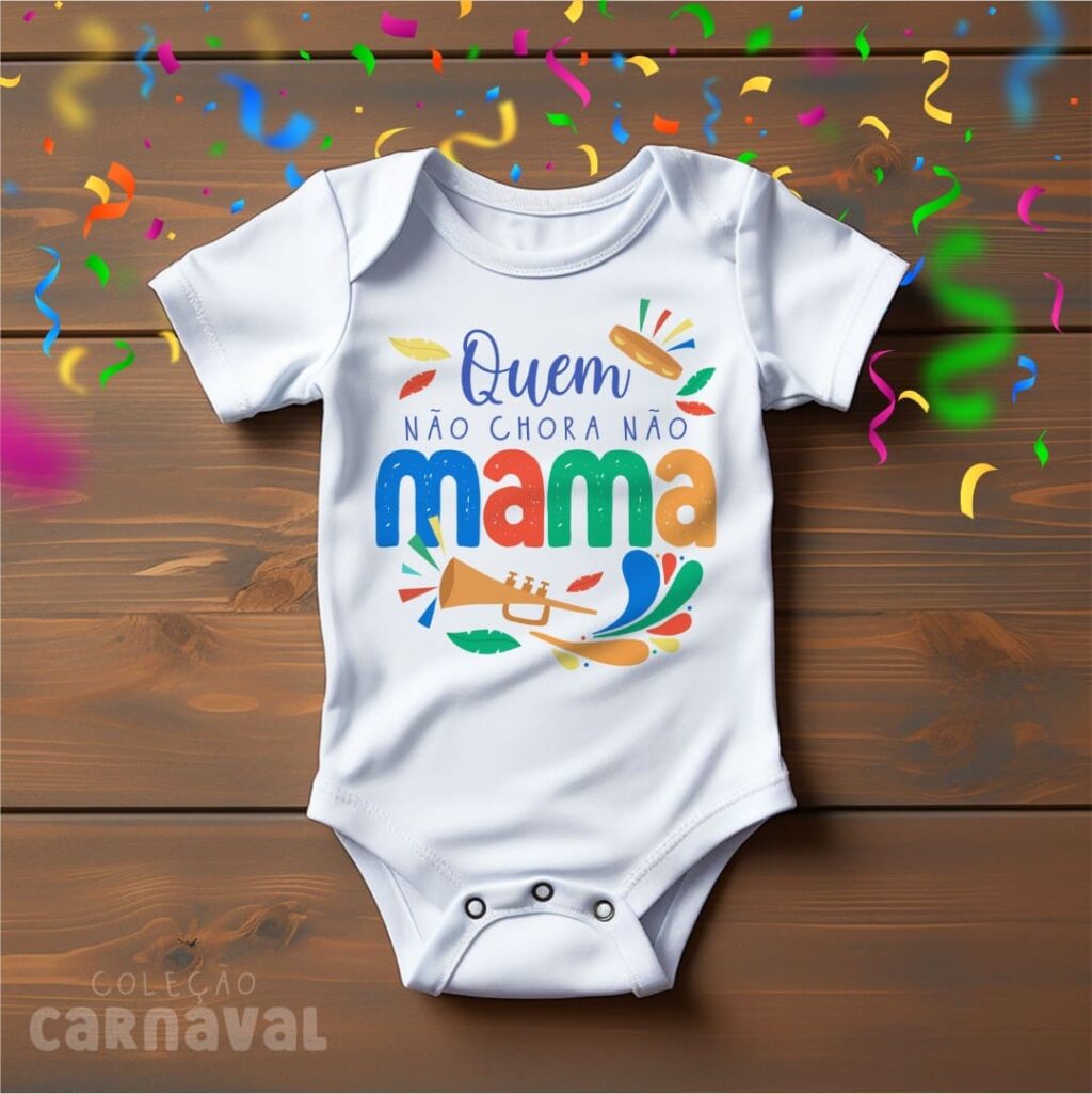 KIT 1 - Estampas Body Infantil - Carnaval 2024 (Vintage) - Imagem 10