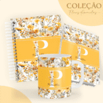 COMBO Alfabeto Flores Amarelas 2024 - 5 Modelos (Pamella) - Imagem 3