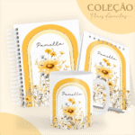 COMBO Alfabeto Flores Amarelas 2024 - 5 Modelos (Pamella) - Imagem 5