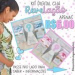 Kit Avulso Festa - Chá revelação Elefantinho