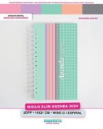 AGENDA SLIM 11X21 2DPP DT 2024 (Mascute)