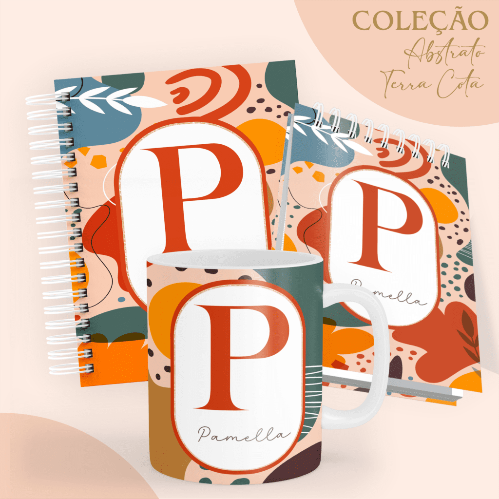 COMBO Abstrato Terra Cota 2024 - 5 Modelos (Pamella) - Imagem 6