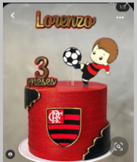Arquivo topo de bolo - Flamengo menina