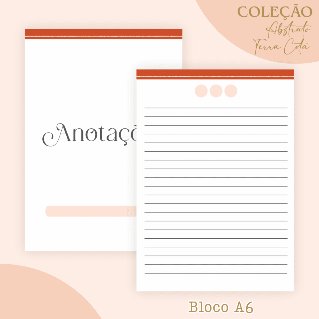 COMBO Abstrato Terra Cota 2024 - 5 Modelos (Pamella) - Imagem 8