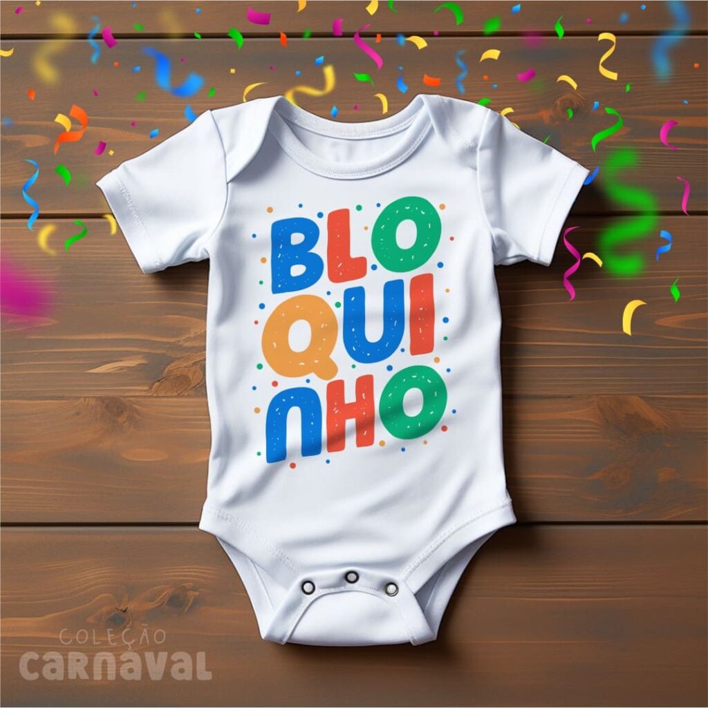 KIT 1 - Estampas Body Infantil - Carnaval 2024 (Vintage) - Imagem 16