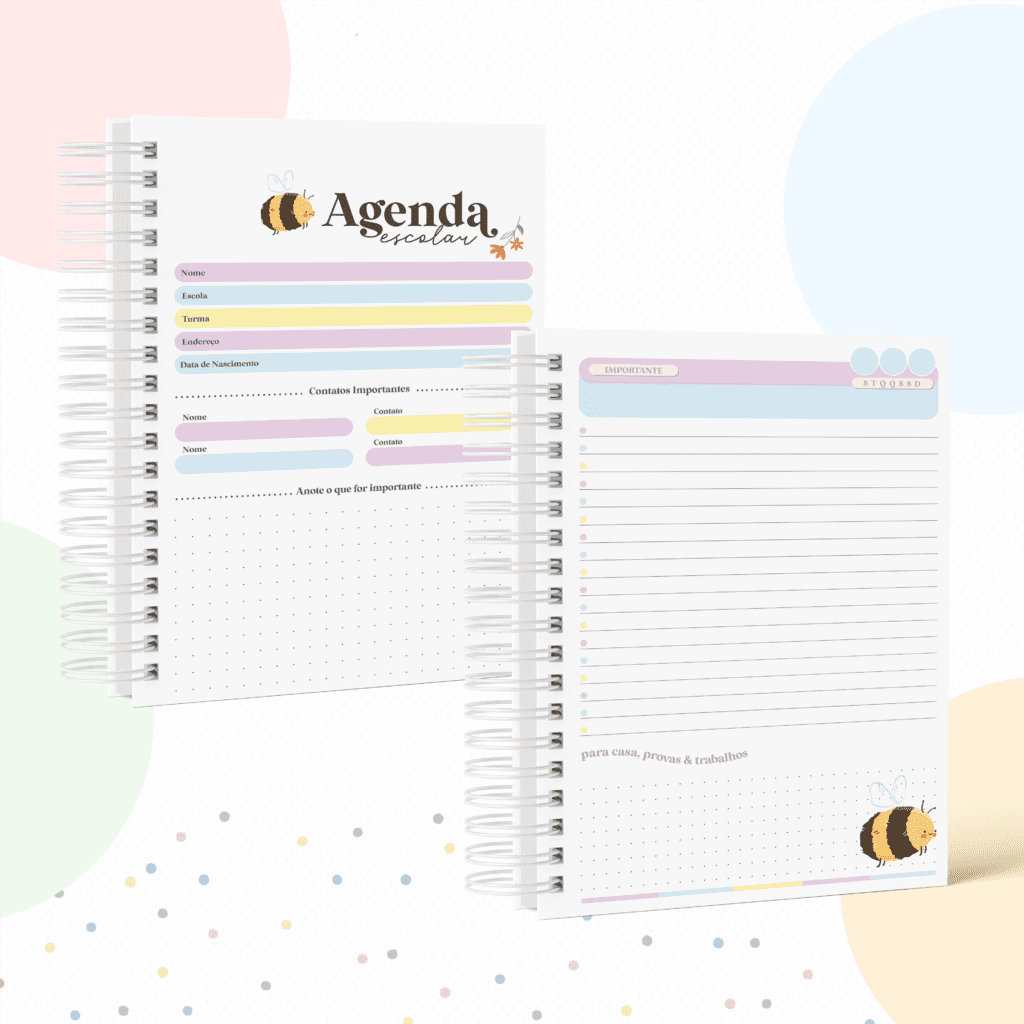 Kit Abelha Teen - Volta às Aulas 2024 (Papel Amado) - Imagem 8