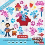 Kit Digital Cliparts - As pistas de Blue
