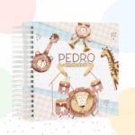 Kit Banda Animais - Volta às Aulas 2024 (Papel Amado)