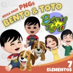 Kit Digital - Bento e Toto (Camila Tanaka)