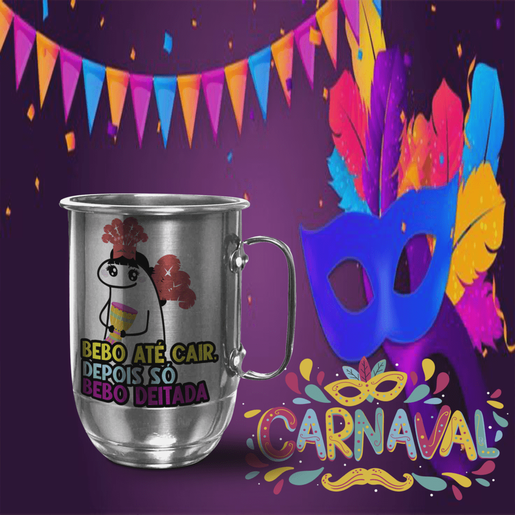 Pack 100 Elementos e Vetores Chopp Frases - Carnaval - Imagem 31