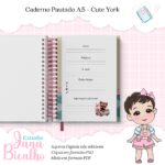 Caderno pautado A5 - Cute York (Jana Bicalho) - Imagem 2