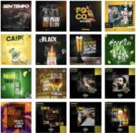 Pack 100 Artes Mídias Sociais em PSD - Post Facebook | Instagram