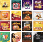 Pack 100 Artes Mídias Sociais em PSD - Post Facebook | Instagram - Imagem 2