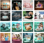 Pack 100 Artes Mídias Sociais em PSD - Post Facebook | Instagram - Imagem 3