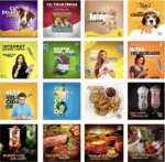 Pack 100 Artes Mídias Sociais em PSD - Post Facebook | Instagram - Imagem 5