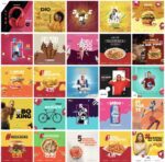 Pack 900 Artes Post + 170 Artes Story - Mídias Sociais em PSD - Imagem 5