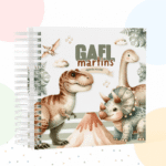 Kit Dino Menino - Volta às Aulas 2024 (Papel Amado)