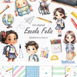 Kit digital - Escola Feliz (Balloon Estudio Criativo)