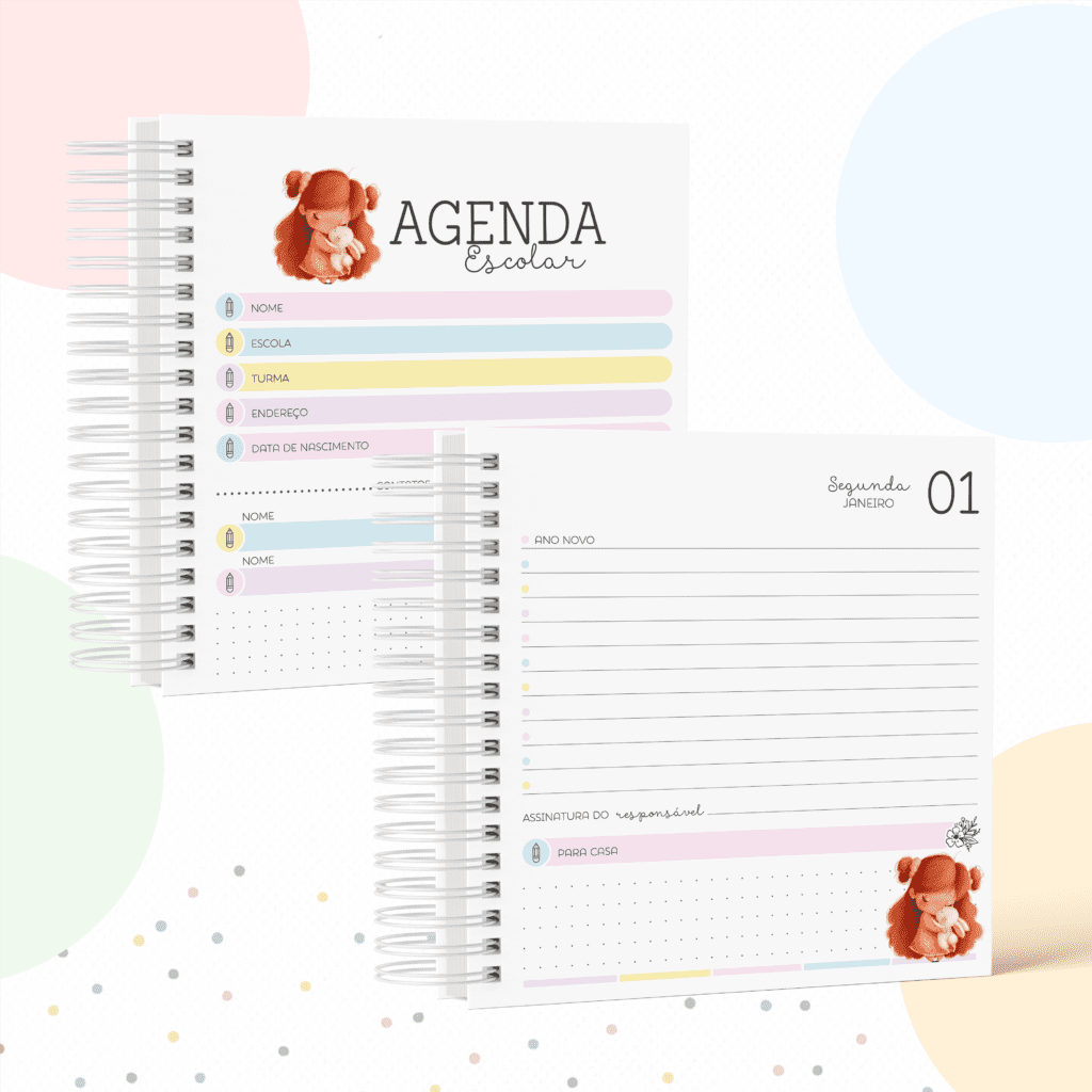 Kit Menina e Coelho - Volta às Aulas 2024 (Papel Amado) - Imagem 10