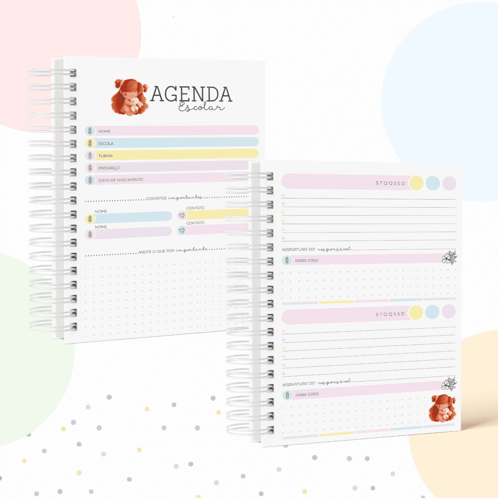 Kit Menina e Coelho - Volta às Aulas 2024 (Papel Amado) - Imagem 7