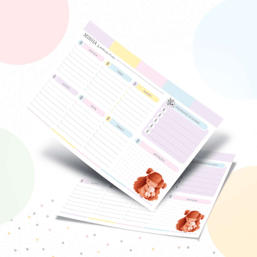 Kit Menina e Coelho - Volta às Aulas 2024 (Papel Amado) - Imagem 3