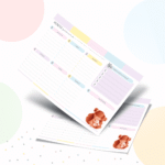 Kit Menina e Coelho - Volta às Aulas 2024 (Papel Amado) - Imagem 3