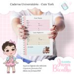 Caderno Universitário – Coleção Cute York (Jana Bicalho) - Imagem 2