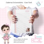 Caderno Universitário – Coleção Cute York (Jana Bicalho) - Imagem 3