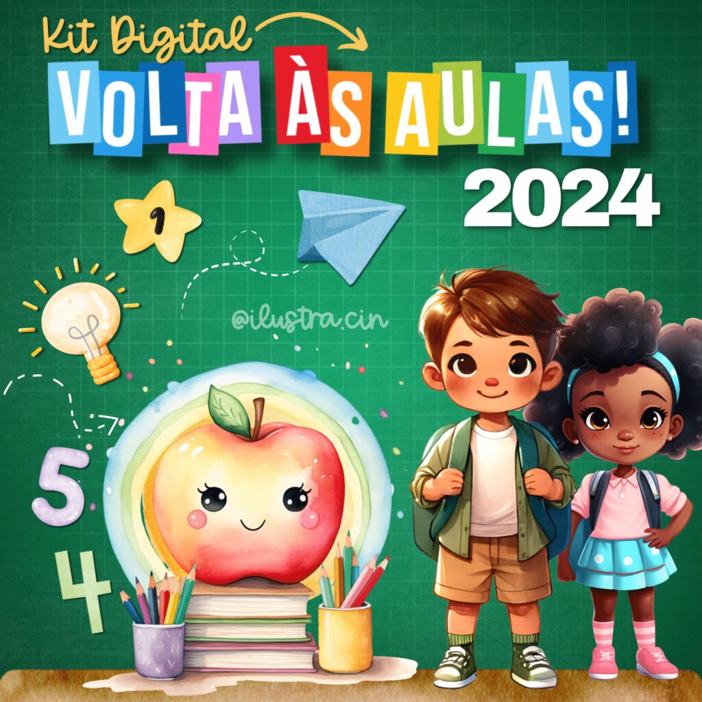 Kit Digital Volta às Aulas 2024 (Ilustracin) - Imagem 1