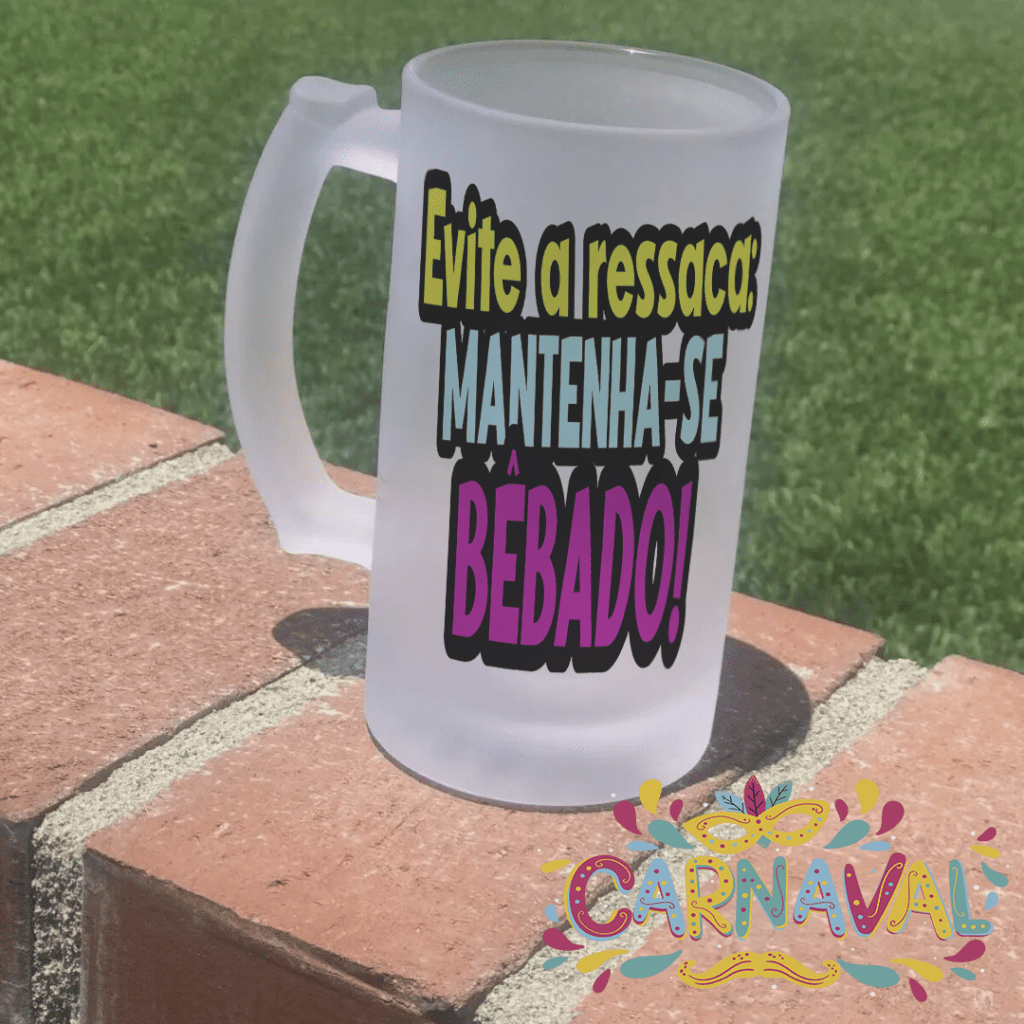 Pack 100 Elementos e Vetores Chopp Frases - Carnaval - Imagem 1